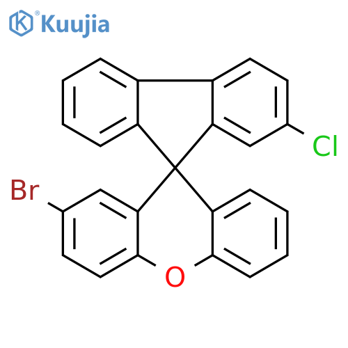 2'-Bromo-2-chlorospiro[fluorene-9,9'-xanthene] structure