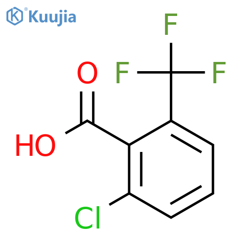 2-Chloro-6-(trifluoromethyl)benzoic Acid structure
