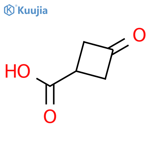 3-oxocyclobutane-1-carboxylic acid structure