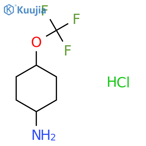 4-Trifluoromethoxy-cyclohexylamine hydrochloride structure