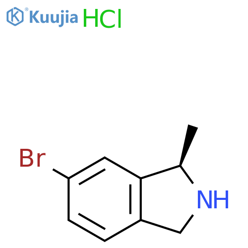 (R)-6-Bromo-1-methyl-2,3-dihydro-1H-isoindole hydrochloride structure