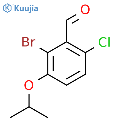 2-Bromo-6-chloro-3-isopropoxybenzaldehyde structure