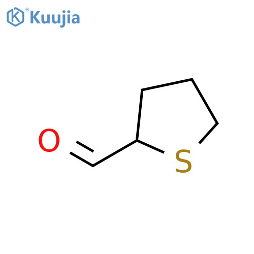 2-Thiophenecarboxaldehyde, tetrahydro-, (+)- structure