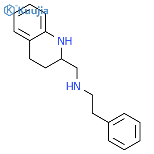 2-Quinolinemethanamine,1,2,3,4-tetrahydro-N-(2-phenylethyl)- structure