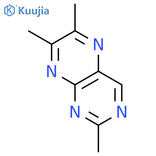 pteridine, 2,6,7-trimethyl- (8ci,9ci) structure