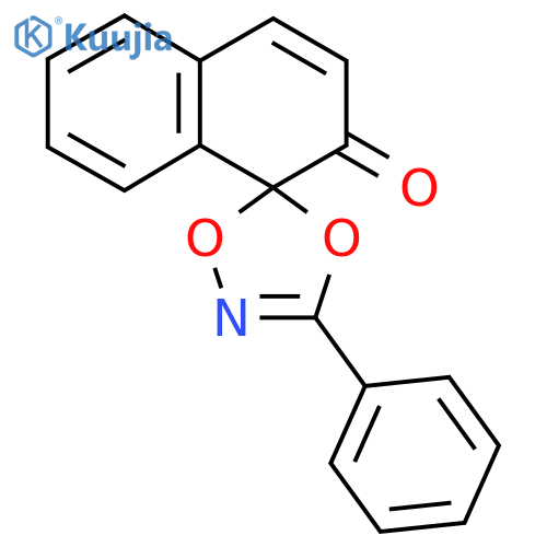 Spiro[1,4,2-dioxazole-5,1'(2'H)-naphthalen]-2'-one, 3-phenyl- structure