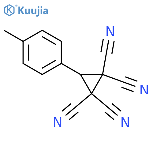 1,1,2,2-Cyclopropanetetracarbonitrile,(4-methylphenyl)- structure