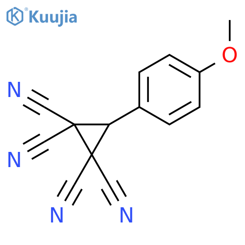 1,1,2,2-Cyclopropanetetracarbonitrile,(4-methoxyphenyl)- structure