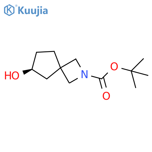 tert-butyl (6S)-6-hydroxy-2-azaspiro[3.4]octane-2-carboxylate structure