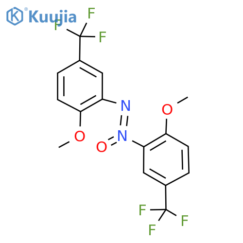 (Z)-1,-Bis(2-methoxy-5-(trifluoromethyl)phenyl)diazene oxide structure