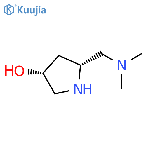 (3R,5R)-5-[(Dimethylamino)methyl]pyrrolidin-3-ol structure