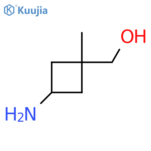 (3-Amino-1-methylcyclobutyl)methanol structure
