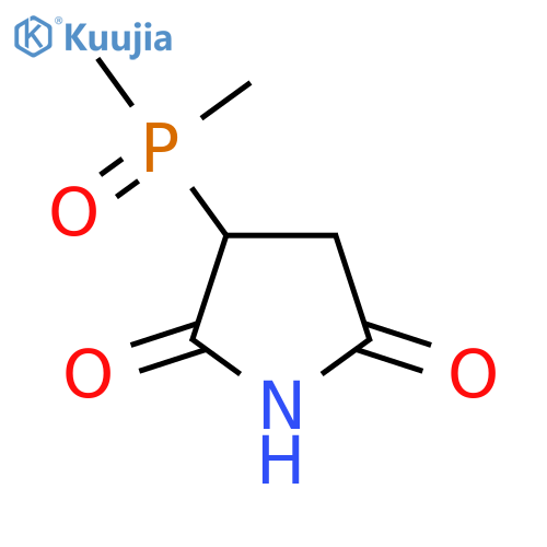 3-Dimethylphosphorylpyrrolidine-2,5-dione structure