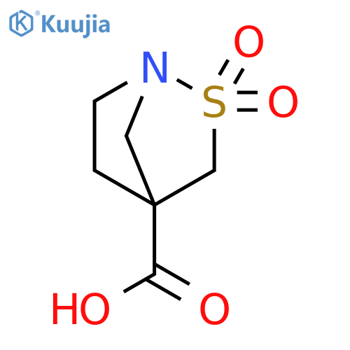 2-Thia-1-azabicyclo[2.2.1]heptane-4-carboxylic acid, 2,2-dioxide structure