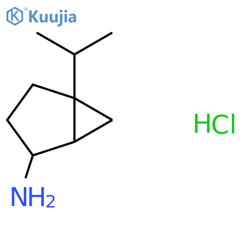 5-(Propan-2-yl)bicyclo[3.1.0]hexan-2-amine hydrochloride structure