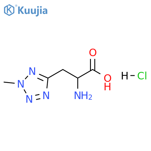 2H-Tetrazole-5-propanoic acid, α-amino-2-methyl-, hydrochloride (1:1) structure