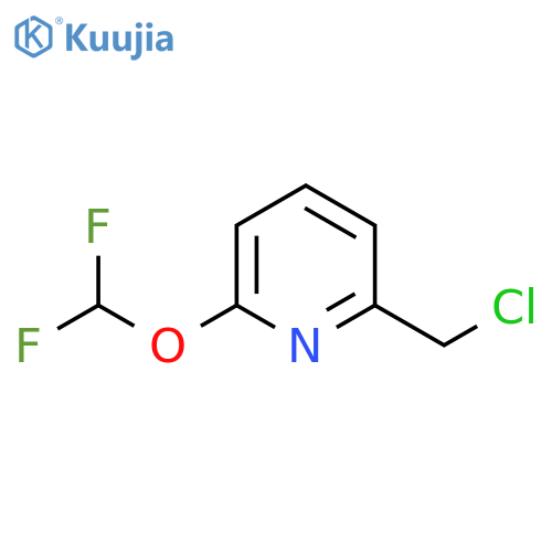 2-(Chloromethyl)-6-(difluoromethoxy)pyridine structure