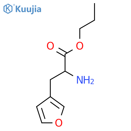 Propyl 2-amino-3-(furan-3-yl)propanoate structure