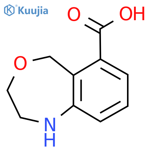 1,2,3,5-Tetrahydro-4,1-benzoxazepine-6-carboxylic acid structure