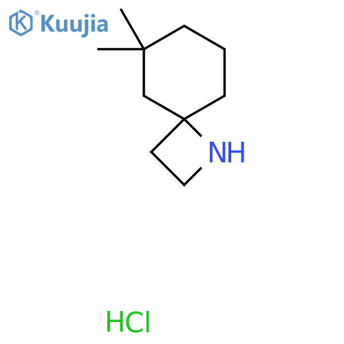 6,6-Dimethyl-1-azaspiro[3.5]nonane hydrochloride structure