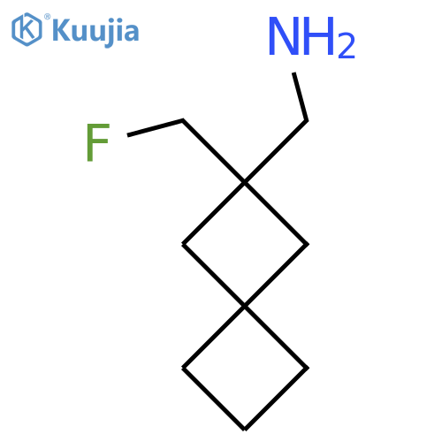 [2-(Fluoromethyl)spiro[3.3]heptan-2-yl]methanamine structure
