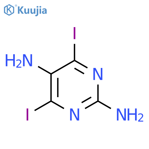 Diiodopyrimidine-2,5-diamine structure