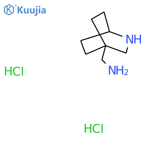 2-Azabicyclo[2.2.2]octan-4-ylmethanamine;dihydrochloride structure