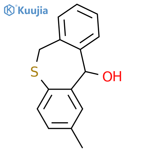 Dibenzo[b,e]thiepin-11-ol, 6,11-dihydro-2-methyl- structure
