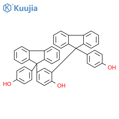 Phenol, 2,4-bis[9-(4-hydroxyphenyl)-9H-fluoren-9-yl]- structure