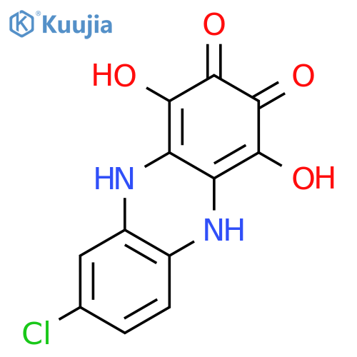 7-Chloro-1,2,3,4-tetrahydroxyphenazine structure