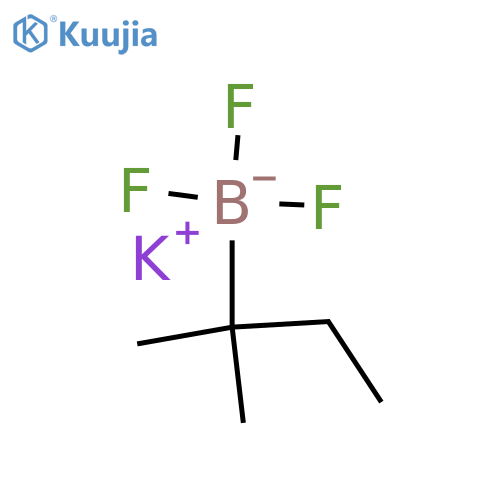 potassium trifluoro(2-methylbutan-2-yl)boranuide structure