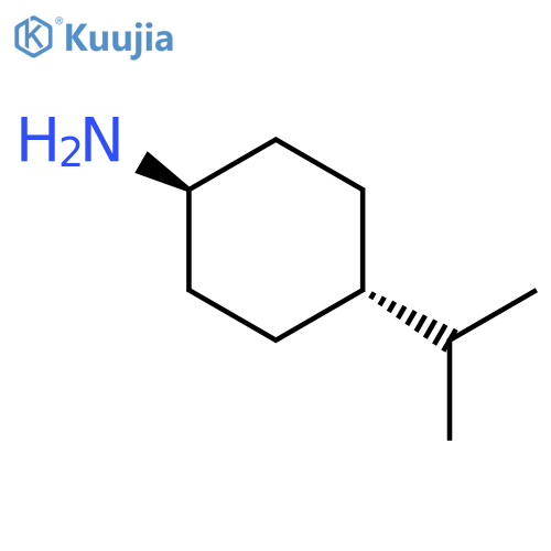 trans-4-(propan-2-yl)cyclohexan-1-amine structure