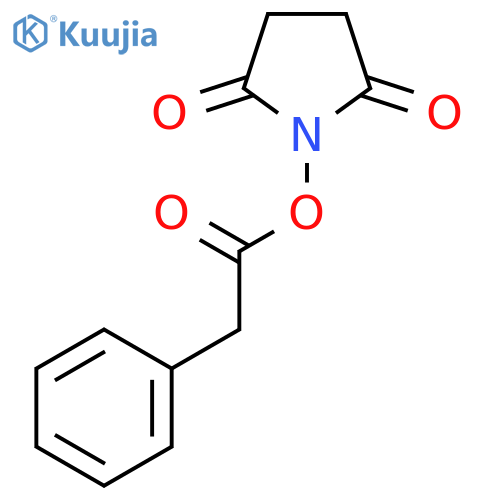 2,5-dioxopyrrolidin-1-yl 2-phenylacetate structure