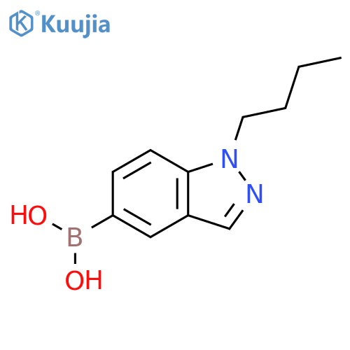 (1-Butylindazol-5-yl)boronic acid structure