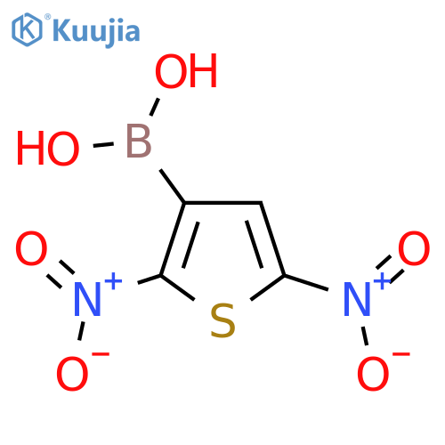 2,5-Dinitrothiophene-3-boronic acid structure