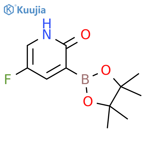 5-Fluoro-3-(tetramethyl-1,3,2-dioxaborolan-2-yl)pyridin-2-ol structure
