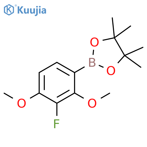 3-Fluoro-2,4-dimethoxyphenylboronic acid pinacol ester structure