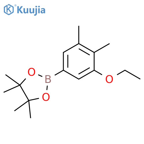 2-(3-Ethoxy-4,5-dimethylphenyl)-4,4,5,5-tetramethyl-1,3,2-dioxaborolane structure