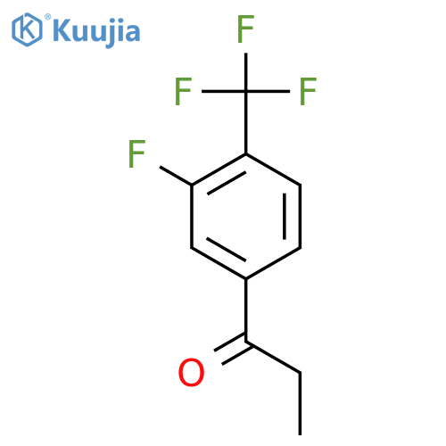 3'-Fluoro-4'-(trifluoromethyl)propiophenone structure