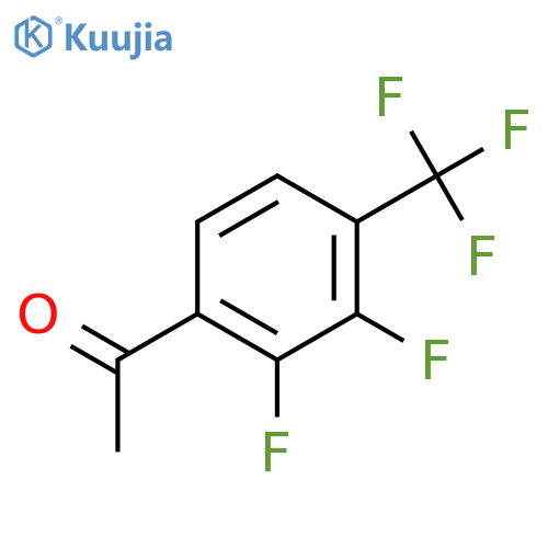 1-(2,3-Difluoro-4-(trifluoromethyl)phenyl)ethanone structure