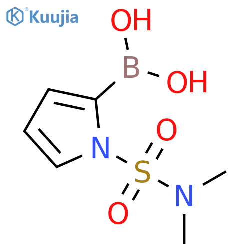 1-(Dimethylsulfamoyl)pyrrole-2-boronic acid structure