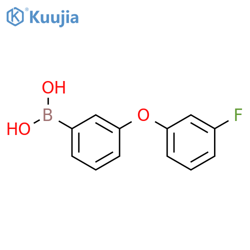 3-(3-Fluorophenoxy)phenylboronic acid structure