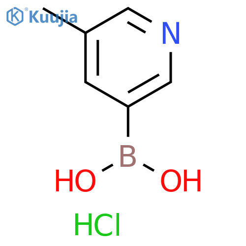 5-Methylpyridine-3-boronic acid hydrochloride structure