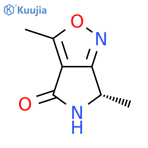 4H-Pyrrolo[3,4-c]isoxazol-4-one,5,6-dihydro-3,6-dimethyl-, (6S)- structure