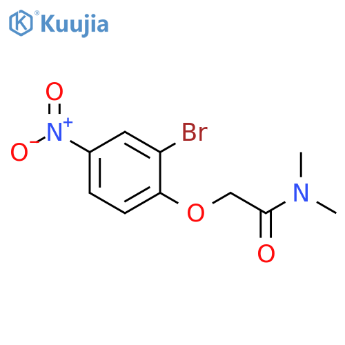 2-(2-Bromo-4-nitrophenoxy)-N,N-dimethylacetamide structure