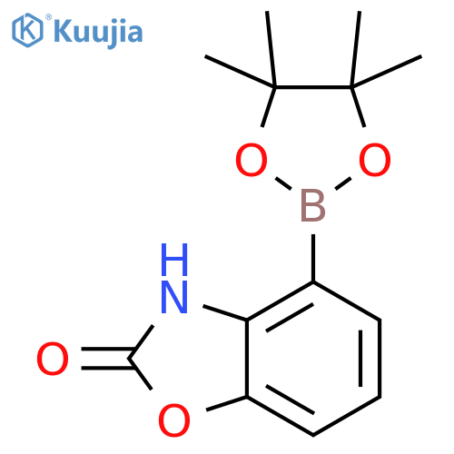 4-(4,4,5,5-Tetramethyl-1,3,2-dioxaborolan-2-yl)benzo[d]oxazol-2(3H)-one structure