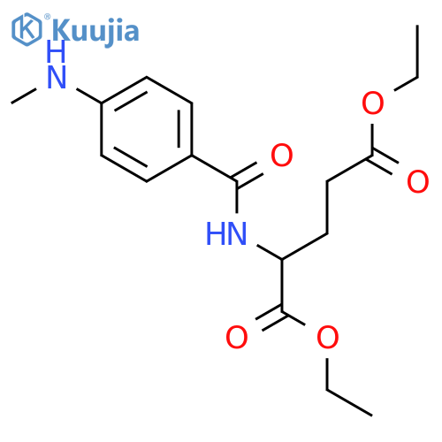1,5-Diethyl N-4-(methylamino)benzoyl-L-glutamate structure
