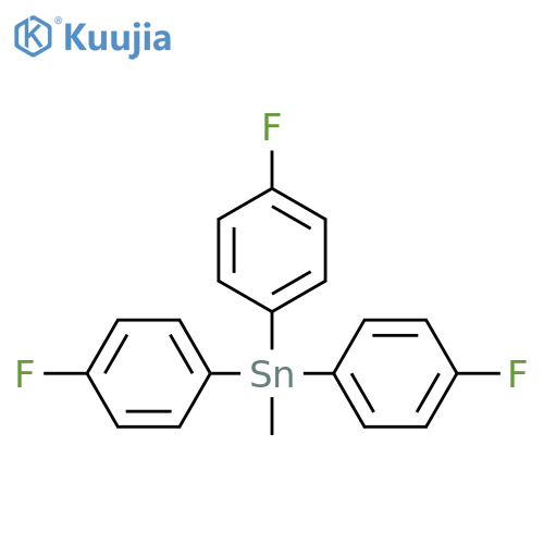 Stannane, tris(4-fluorophenyl)methyl- structure