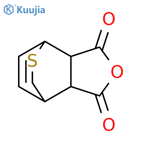 4,7-Etheno-3H-thiopyrano[3,4-c]furan-1,3(4H)-dione,3a,6,7,7a-tetrahydro- structure
