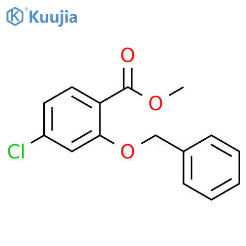 Methyl 2-(benzyloxy)-4-chlorobenzoate structure